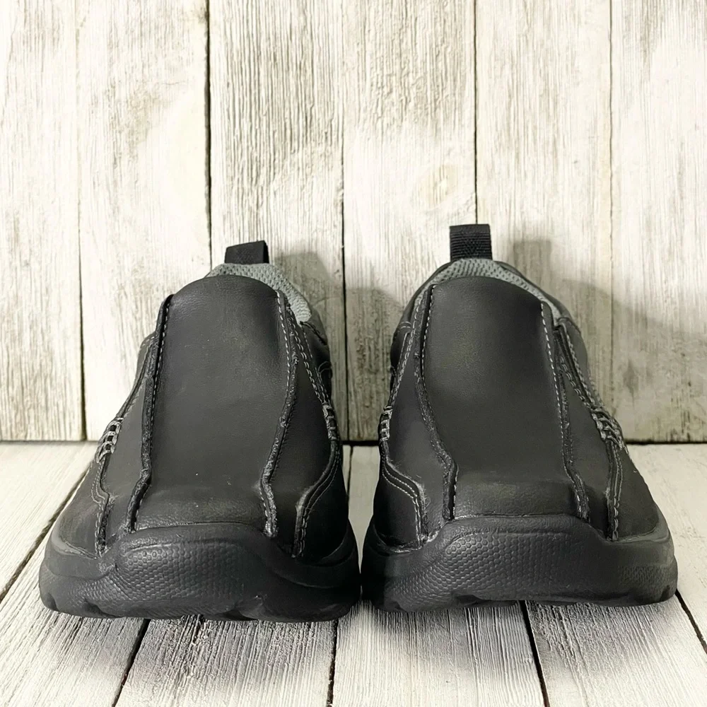 SKECHERS Boy’s Relaxed Fit Memory Foam Slip-On Oxford Shoes